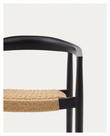 Ydalia, dining chair - nature/black