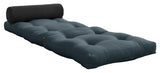 Wrap Futon, Dark Gray/Petroleum Blue