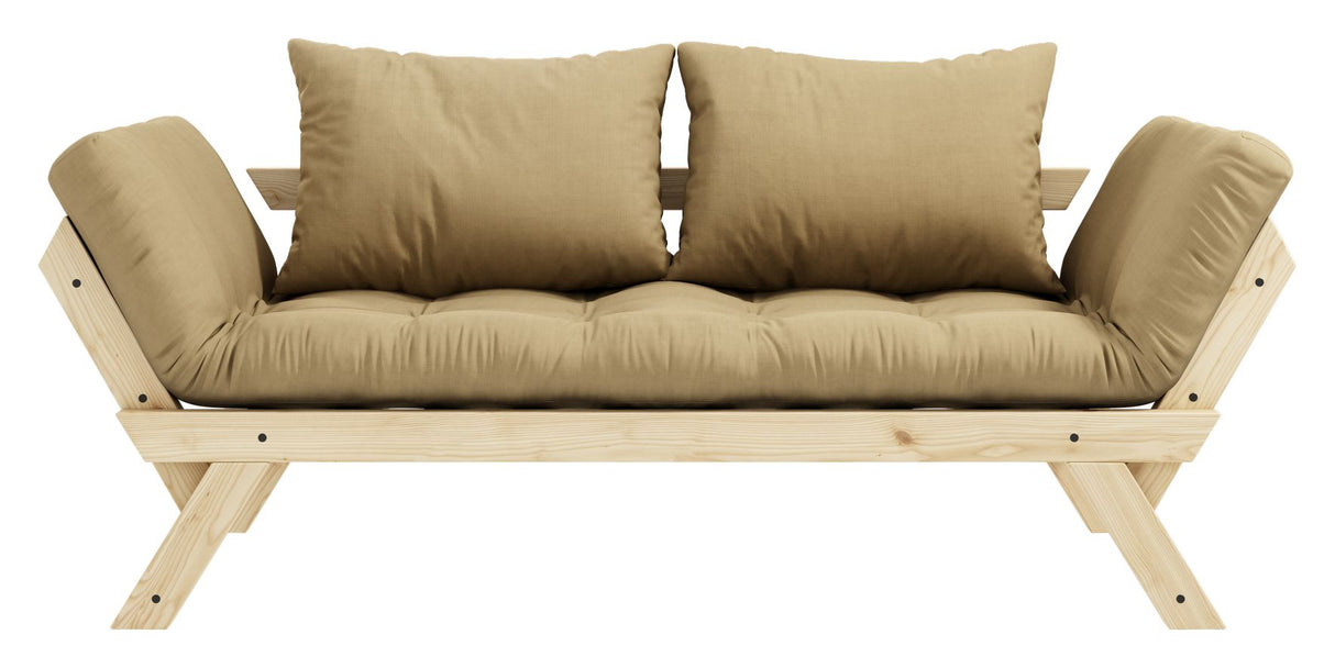 Bebop Sofa bed, Pine/Beige