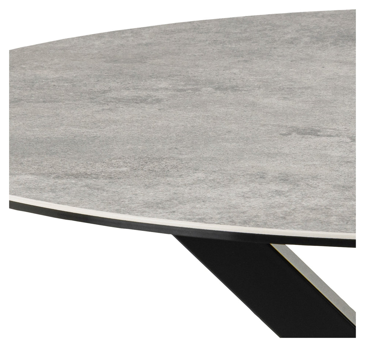 Heaven, dining table Ø119 - gray