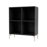 SHOW Bookshelf with mushroom legs, Anthracite