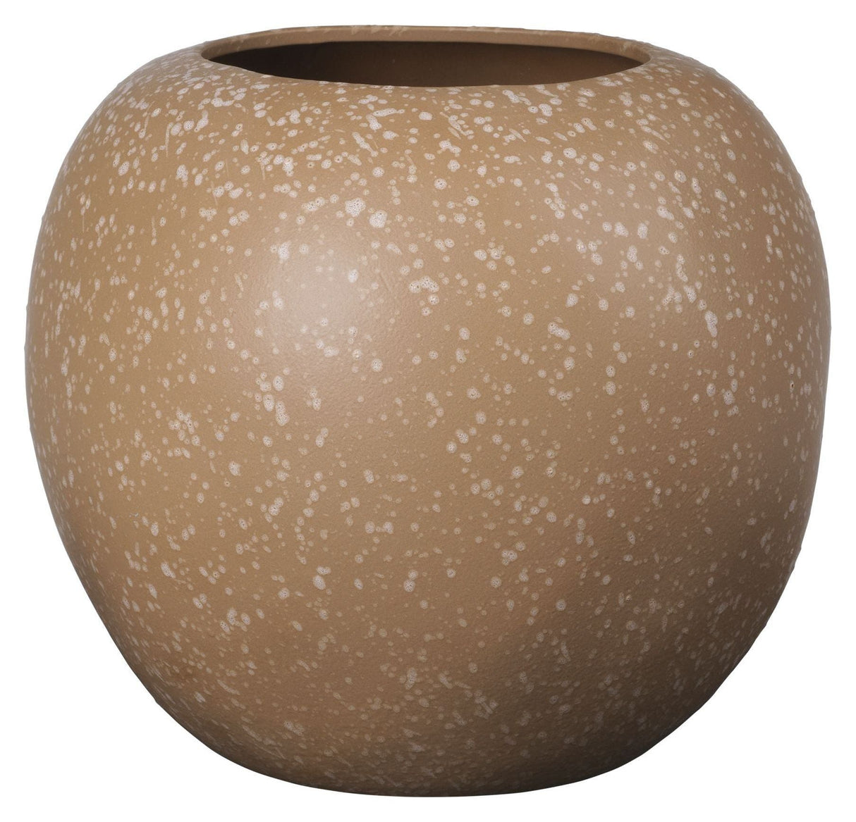 Apple Vase Ø31, Coffee Stoneware