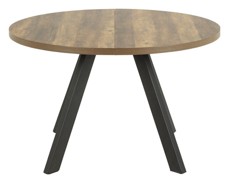 Zalida Dining table, Natural MDF, Ø120/210x75