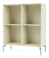 SHOW Bookshelf with silver legs, Vanilla