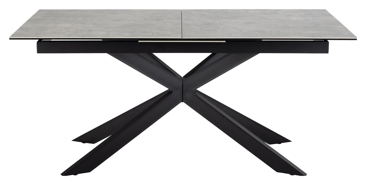 Irwine, dining table 168/210cm - gray