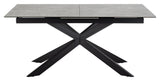 Irwine, dining table 168/210cm - gray