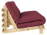 Roots 160 Sofa bed, Pine/Bordeaux,