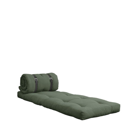 Buckle-Up Futon Chair, Olive Green