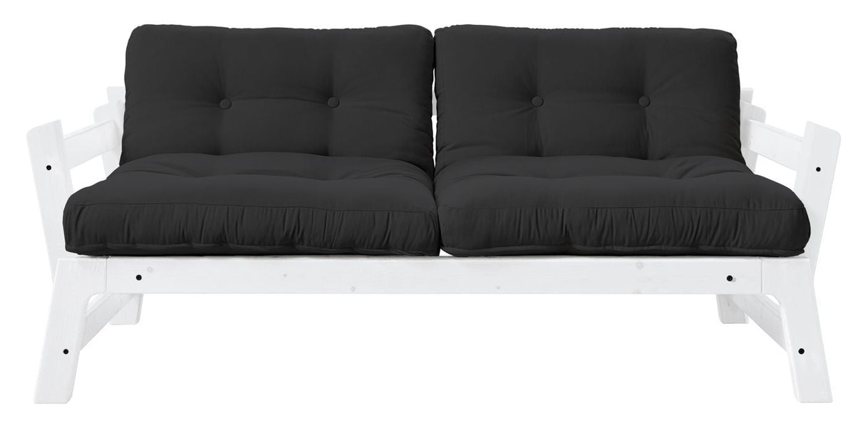 Step Sofa bed, Dark Gray/White