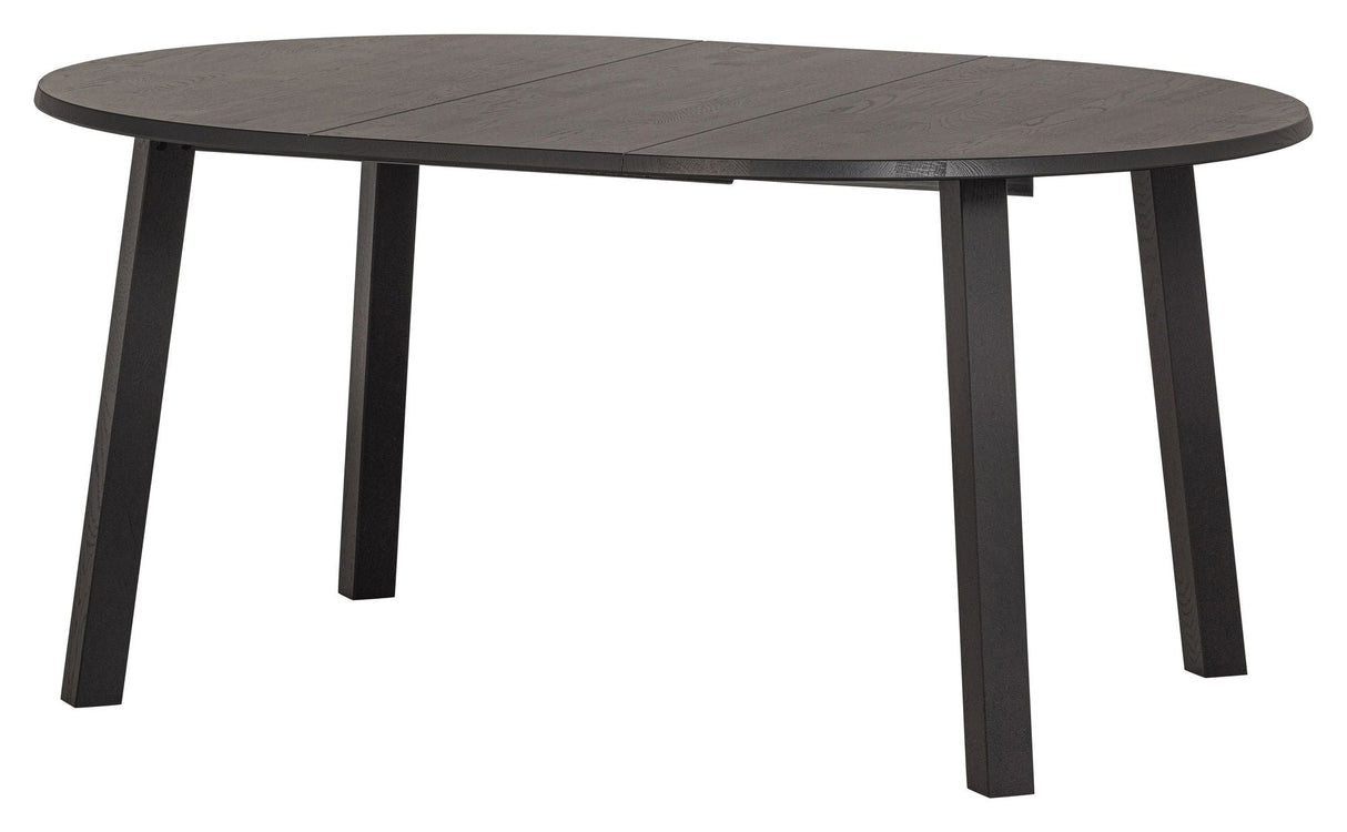 Long Jan Dining Table Ø120 - Black Painted Oak