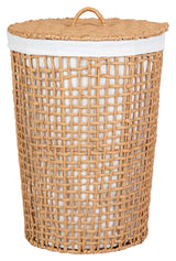 Pomal, Laundry basket Ø42, light brown/white