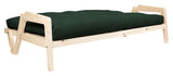 Grab Sofa bed, Pine/Seaweed velvet