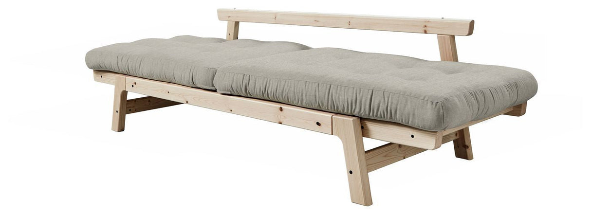 Step Sofa bed, Linen/Nature