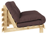 Roots 160 Sofa Bed, Pine/Brown,