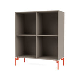 SHOW Bookshelf with rosehip legs, Truffle