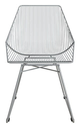 Ellis Dining chair, Gray metal