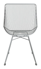 Ellis Dining chair, Gray metal