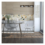 Ellis Dining chair, Gray metal