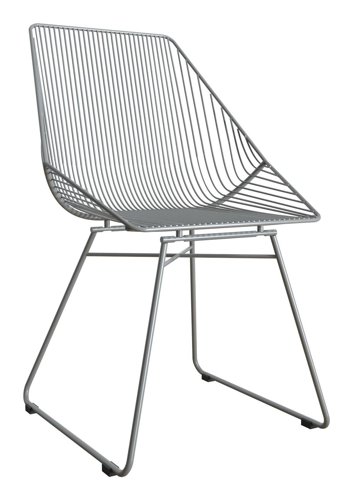 Ellis Dining chair, Gray metal