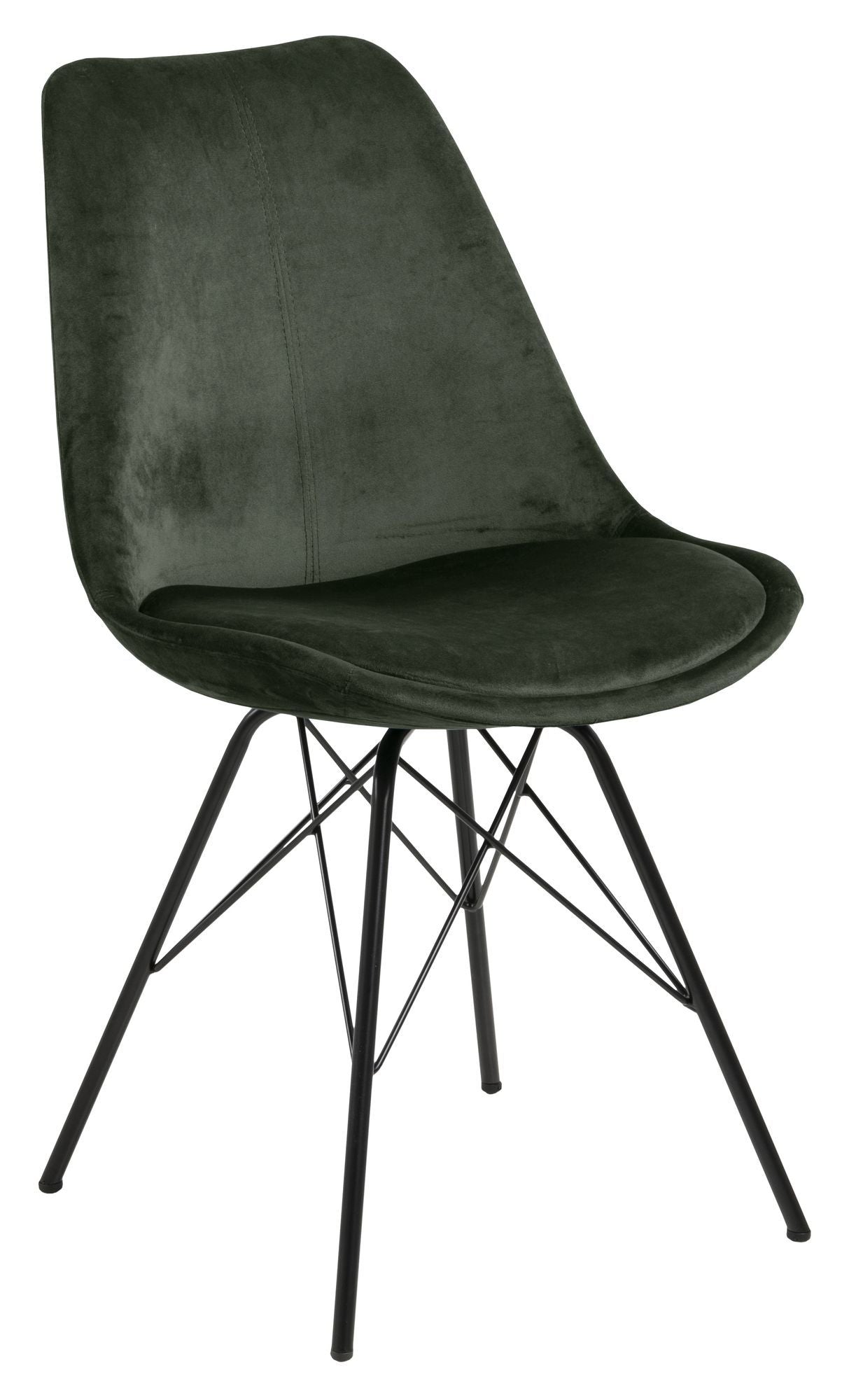 Eris Dining Chair, Forest Green Velvet