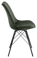 Eris Dining Chair, Forest Green Velvet