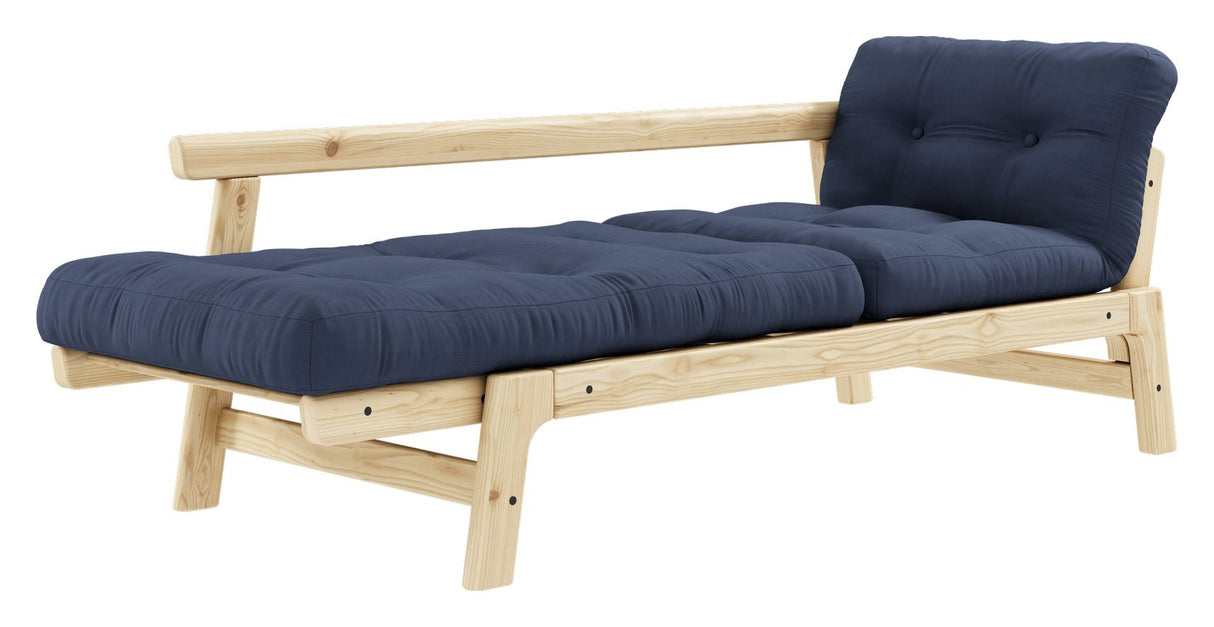 Step Sofa bed, Pine/Navy