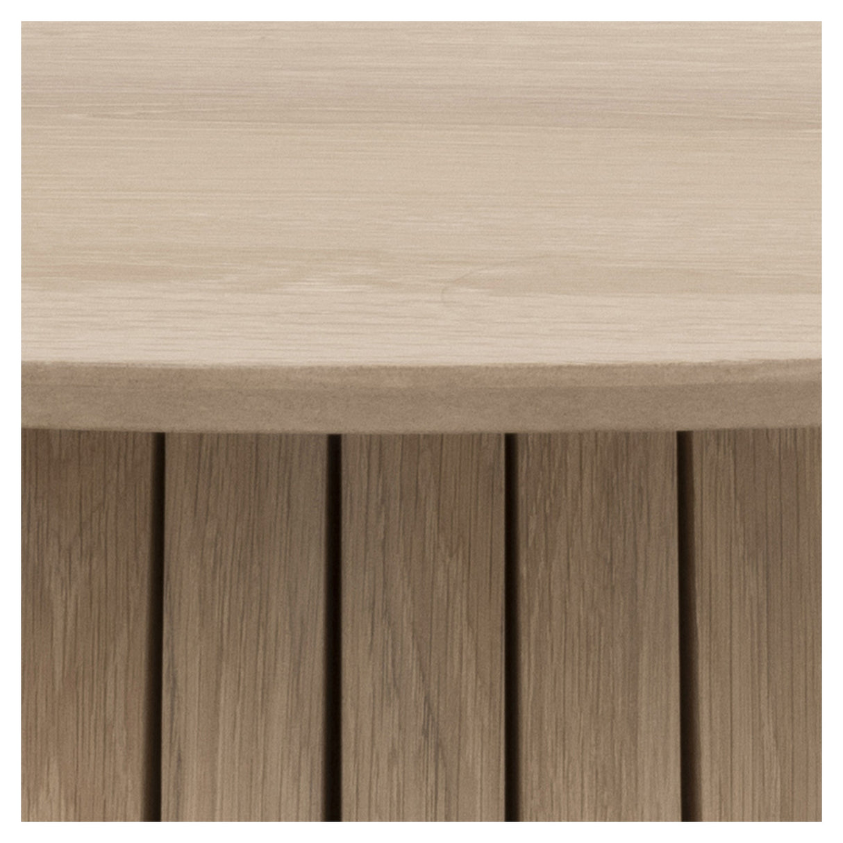 Christo, dining table Ø120 - light oak