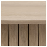 Christo, dining table Ø120 - light oak