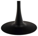 Malta Dining table, Black ceramic, Ø90