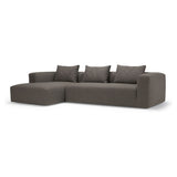 Kornum Sofa with chaise longue left, Taupe