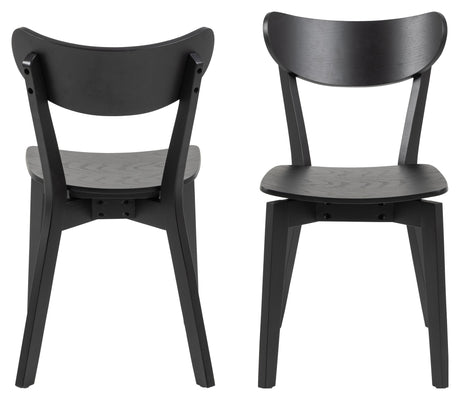 Roxby, dining chair - black