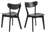 Roxby, dining chair - black