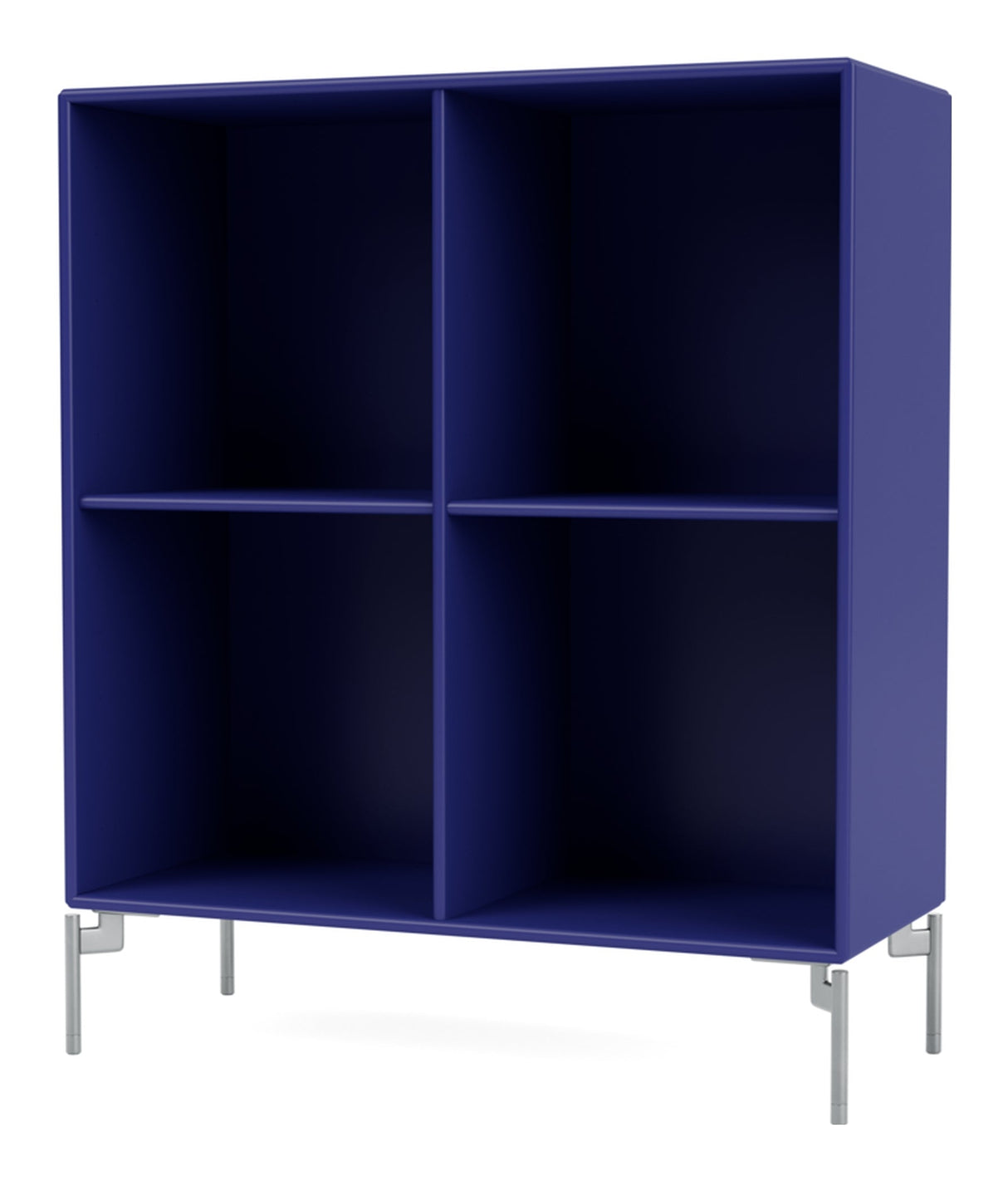 SHOW Bookshelf with silver legs, Monarch