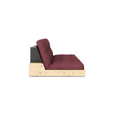 Base Sofa bed, Bordeaux/black