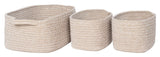 Teixo, Basket set of 3, beige