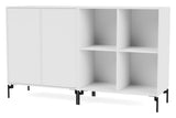 PAIR Classic sideboard with black legs, NewWhite