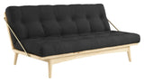 Folk Sofa bed, Pine/Dark Gray