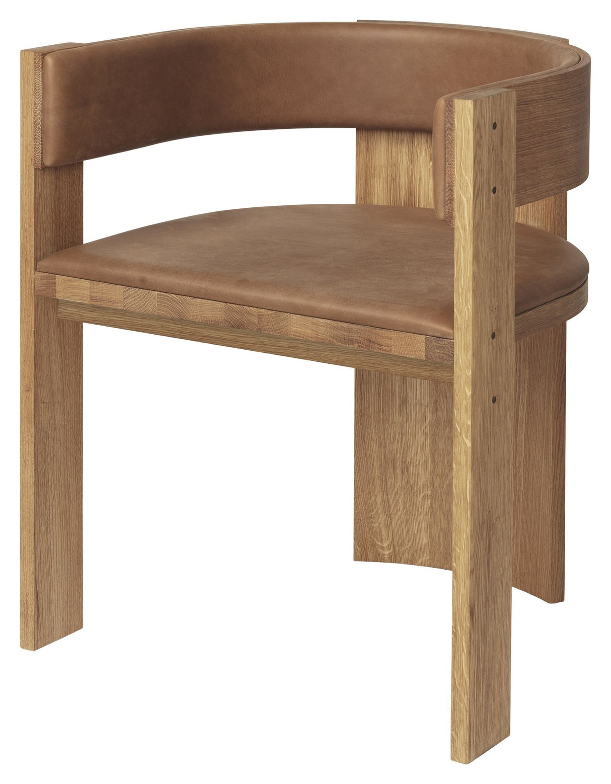 Collector Dining Chair, Oiled Oak/Leather