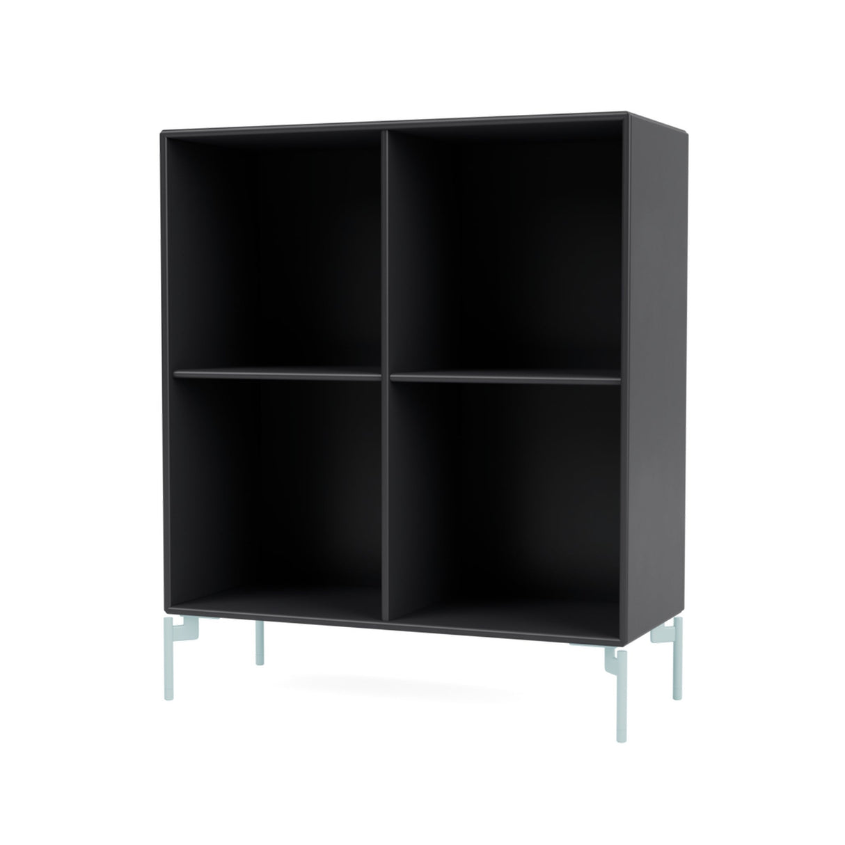 SHOW Bookshelf with flint legs, Anthracite