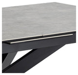 Irwine, dining table 200/240cm - gray