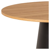 Soli, dining table Ø120 - oak