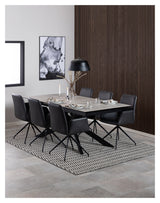 Irwine, dining table 200/240cm - gray