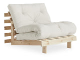 Roots 90 Sofa Bed, Pine/Off White