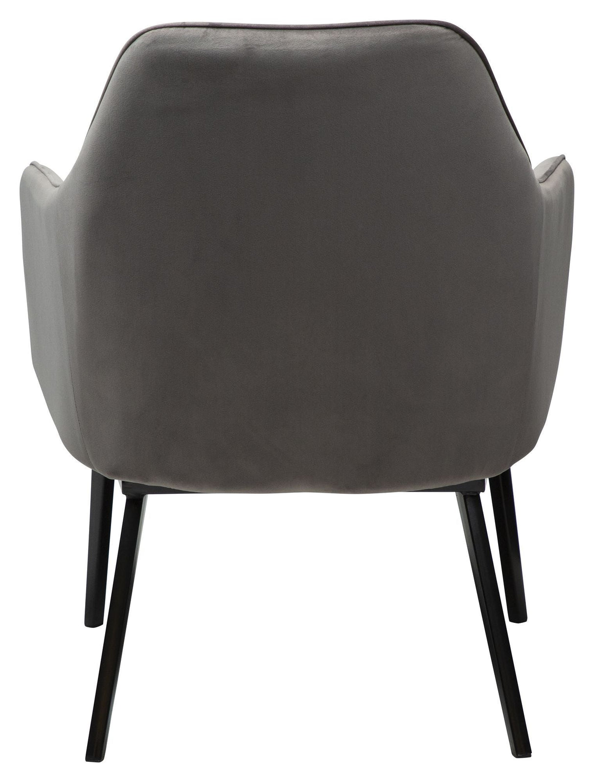 Embrace Lounge Chair, alu velour. black leg