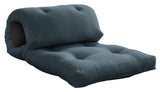 Wrap Futon, Dark Gray/Petroleum Blue