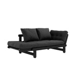 Beat, sofa bed, dark gray/black