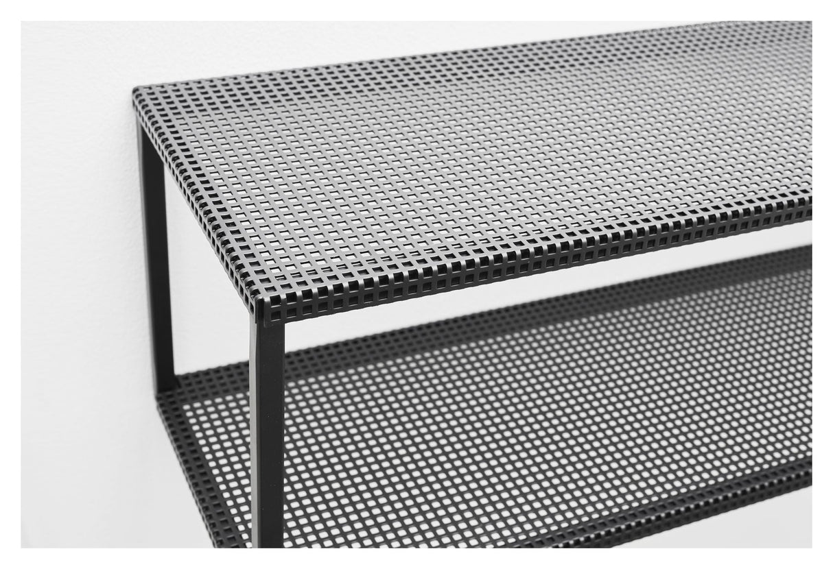 Grid shelf, Black steel