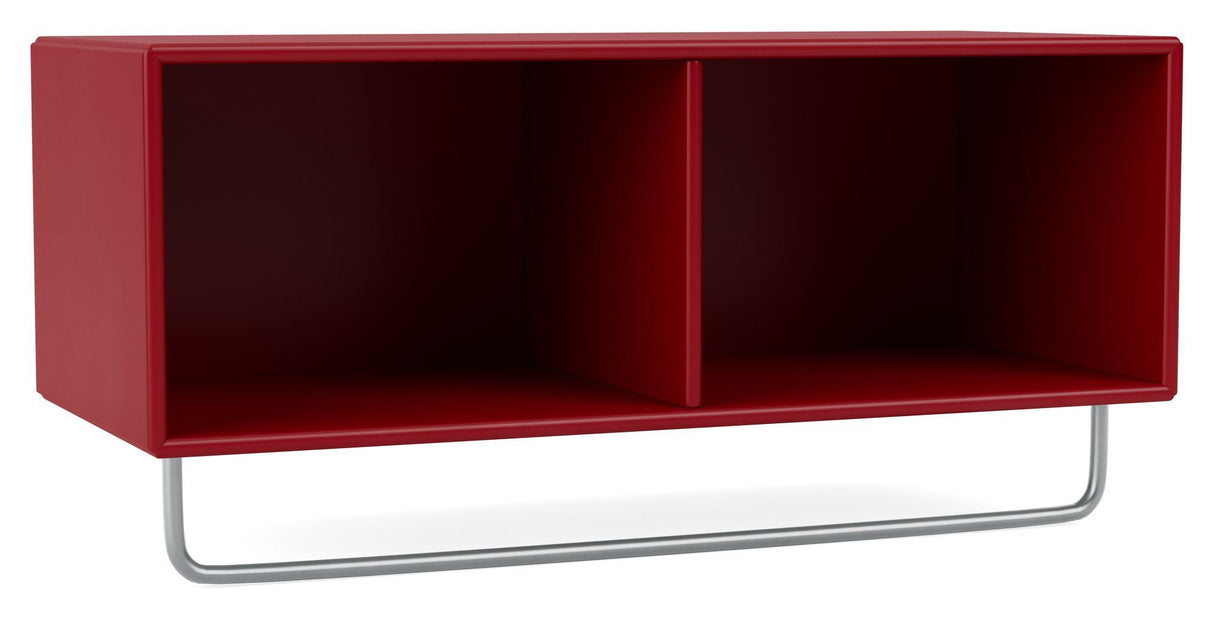 COAT shelf w. clothes rail, 165-Beetroot