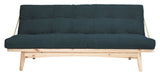 Folk Sofa bed, Pine/Pale Blue velvet