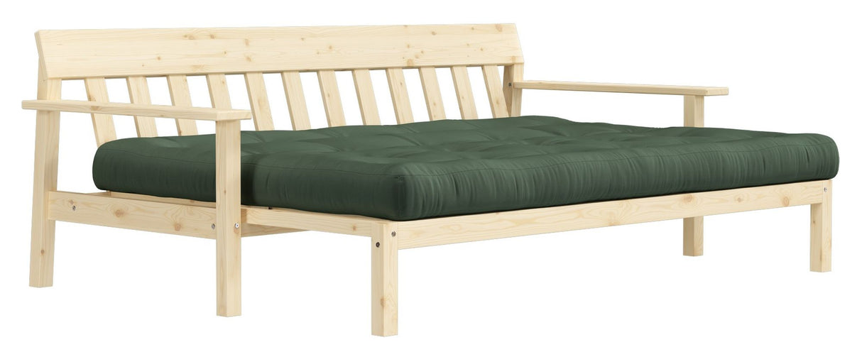 Unwind Sofa bed 190x100, Olive Green